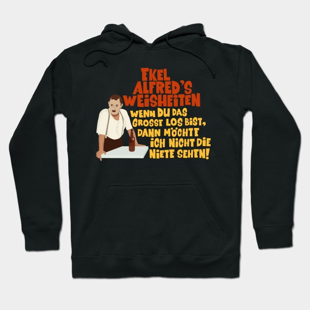 Alfred Tetzlaff - Ekel Alfred - Ein Herz und eine Seele Hoodie by Boogosh